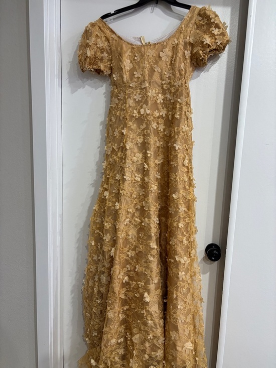 Dresses & Skirts - MyheroCos Daphne Regency Women's Lace Dress Yellow-XS